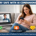 Parents reacting with concern to the rise of AI boyfriend and AI girlfriend companion apps among teenagers