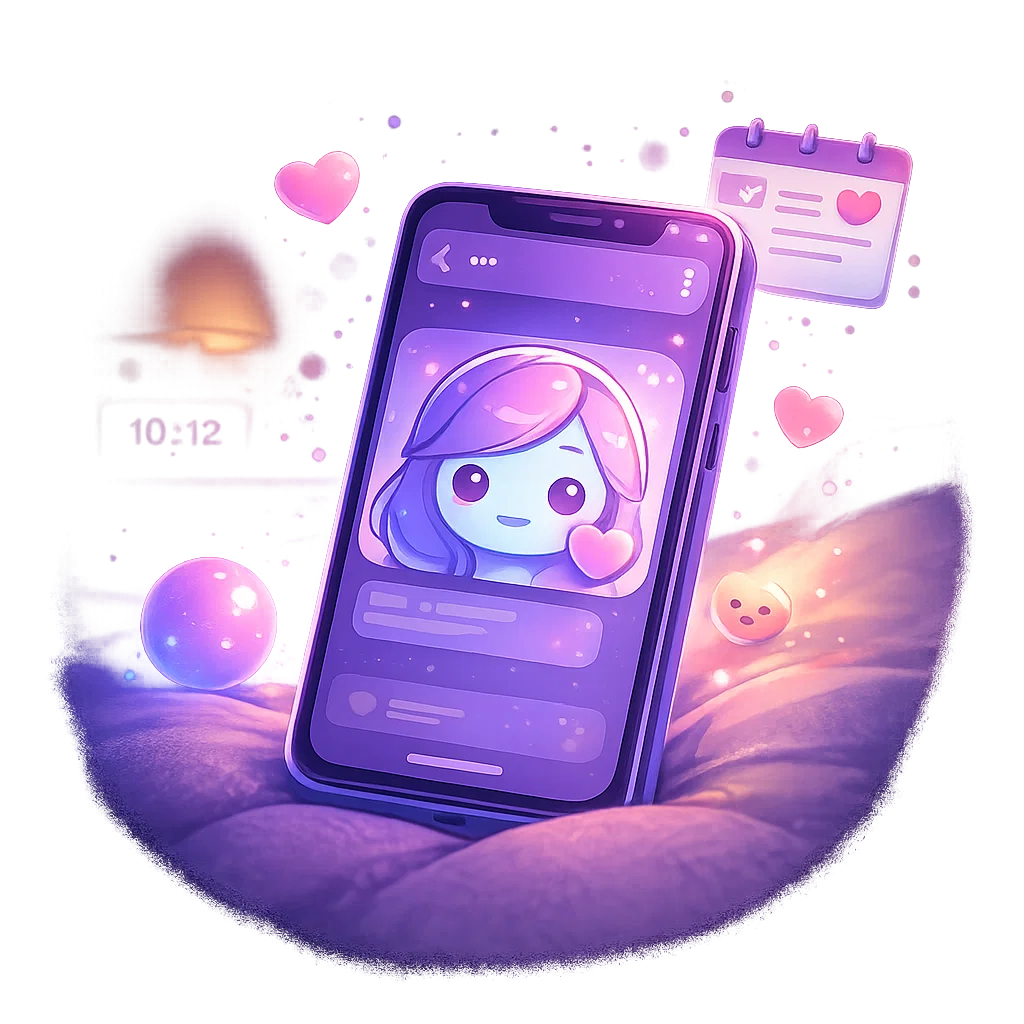 Comparison of top AI companion mobile apps available on iPhone and Android devices